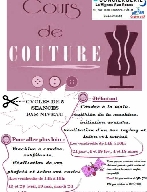 Cours de couture