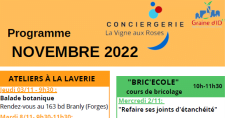 Activités en Novembre