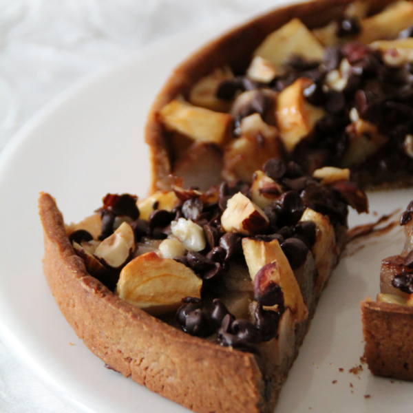 Tartelette choco-poire