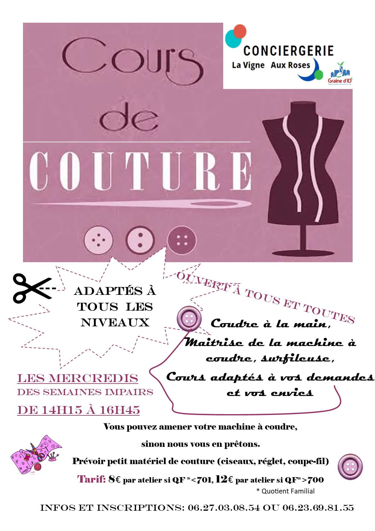 affiche 2 couture