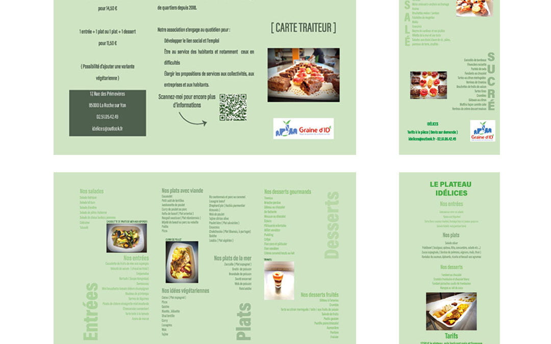 Nouvelles cartes en cuisine