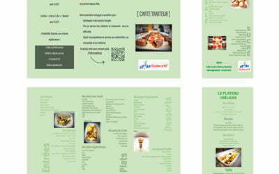 Nouvelles cartes en cuisine