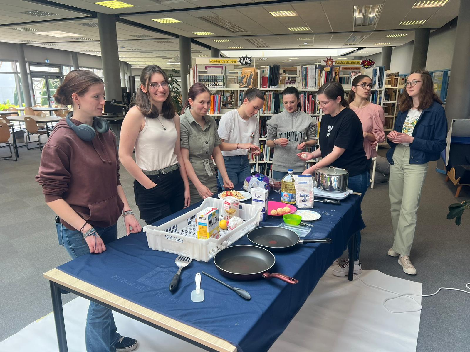 Etudiants participant à l'atelier 0 gaspi à l'IUT de la Roche sur Yon