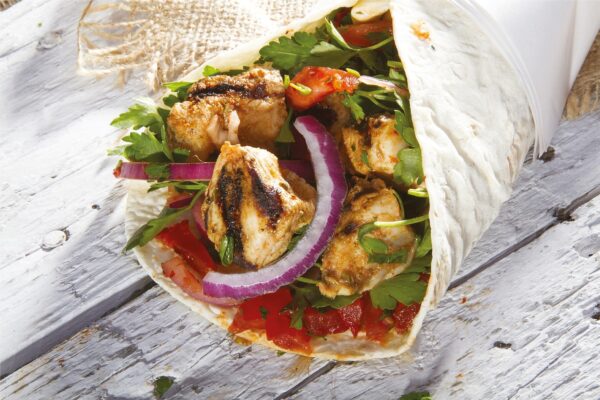 Wraps jambon/légumes (x2)