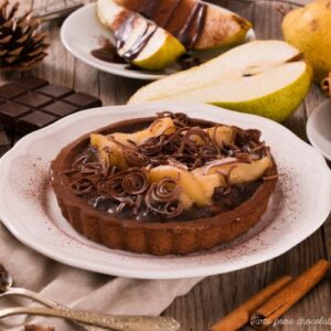 Tarte poire chocolat (6/8 pers.)
