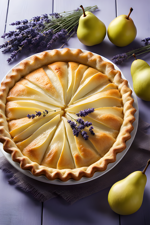 Tarte aux poires (6/8 pers.)