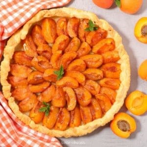 Tarte abricots/pêches (1 pers.)