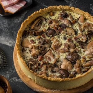 Tarte aux Champignons (6/8 pers.)