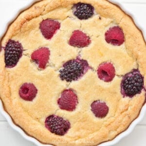 Clafoutis aux framboises (6-8 personnes)