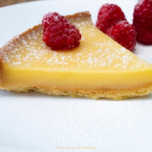 Tarte citron framboise (part individuelle)