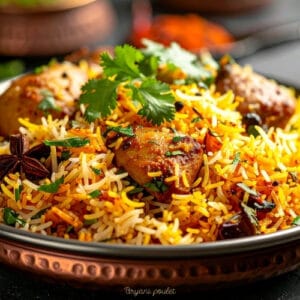Biryani Poulet et Riz (part individuelle)