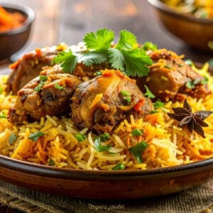 Biryani Poulet et Riz (2 personnes)