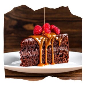 Gâteau perdu Caramel/Framboise - 8/10 personnes