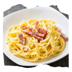 Pâtes carbonara (1 personne)