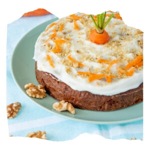 Gâteau carotte et noix (6/8 personnes)